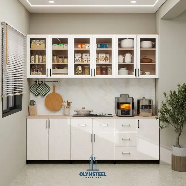 Kabinet Dapur Besi Olymsteel Erlene Series